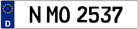 Truck License Plate